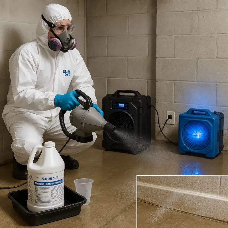 Sanitization and Odor Removal process in Temple, NH